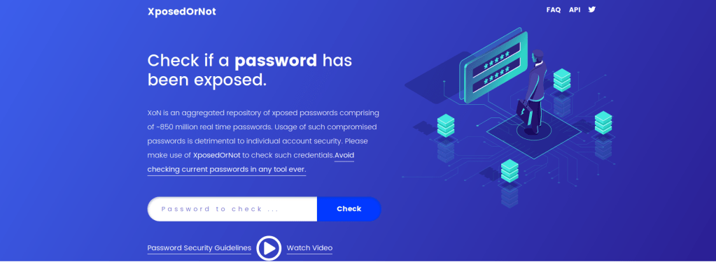 XposedOrNot Passwords