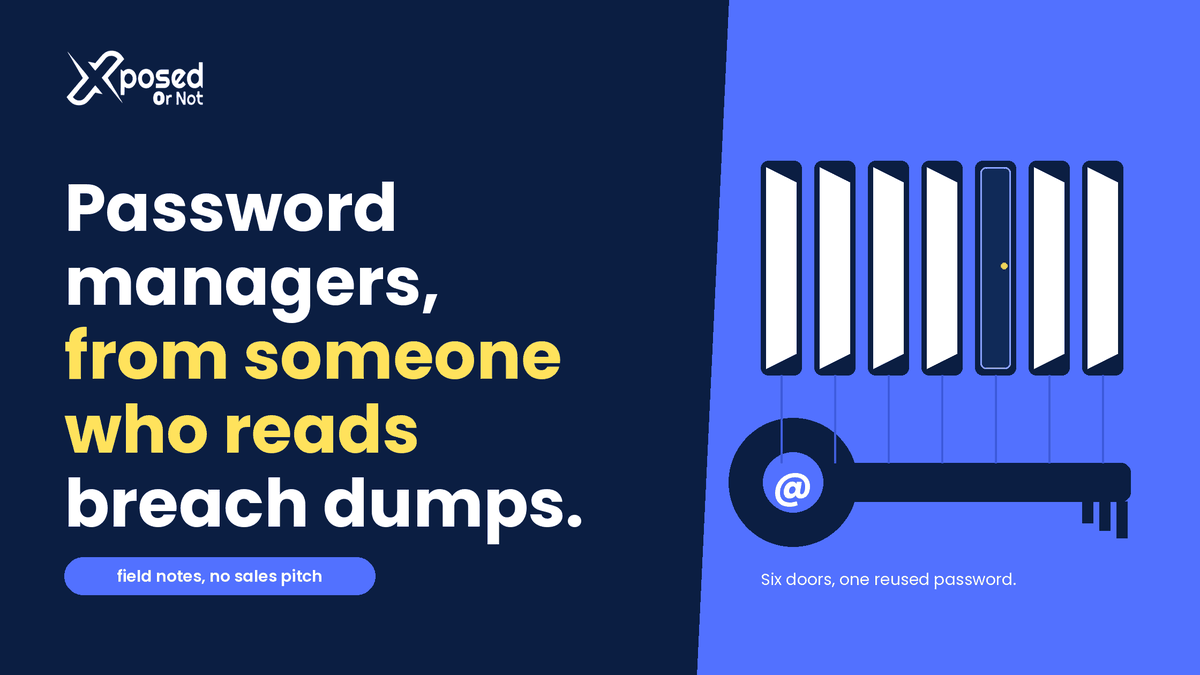 Password Managers, From Someone Who Reads Breach Dumps - Data Breach Insights